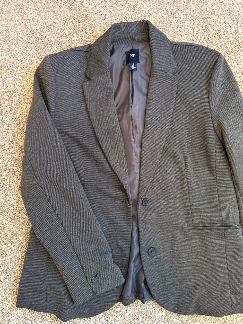 GAP Grey Women's Blazer - Picture 3 of 6